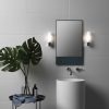 Bari Opal Diffuser Bathroom Wall Light