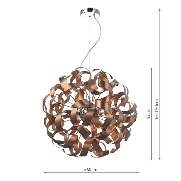 Rawley Swirl 9lt Pendant