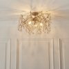 Aged Gold Semi Flush Light