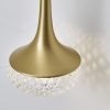 Flea Satin Brass Pendant